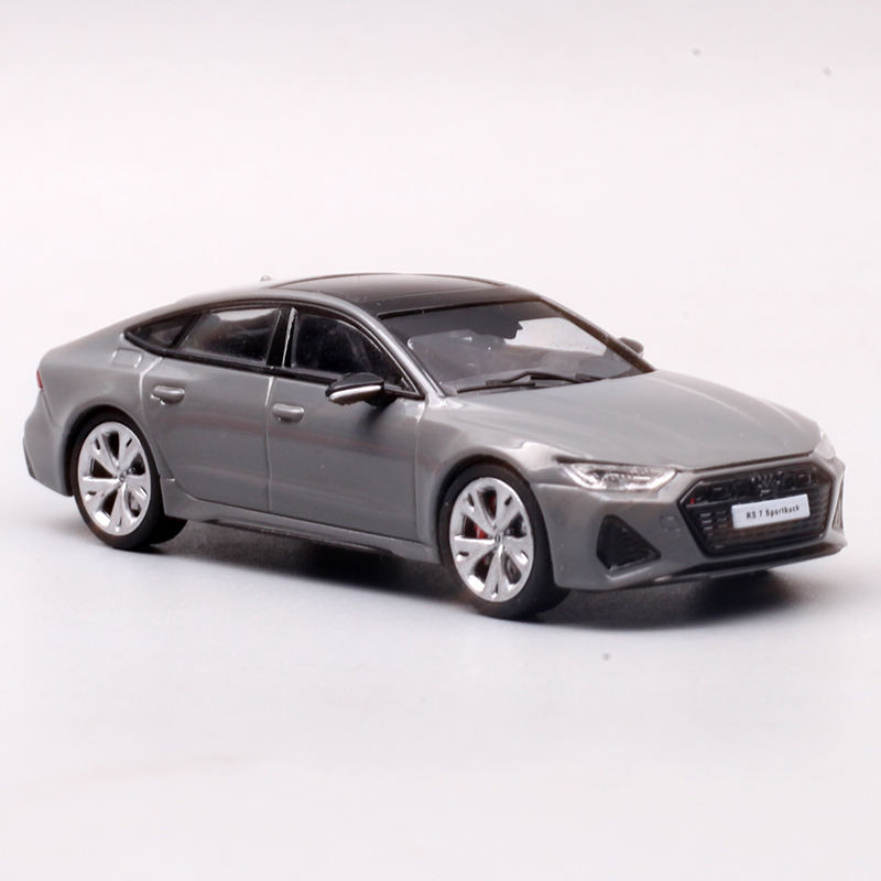 Qihui 1: 64 Audi RS7SportBack2021 โมเดลรถอัลลอยของขวัญตกแต่งพวงมาลัยล้อหน้า