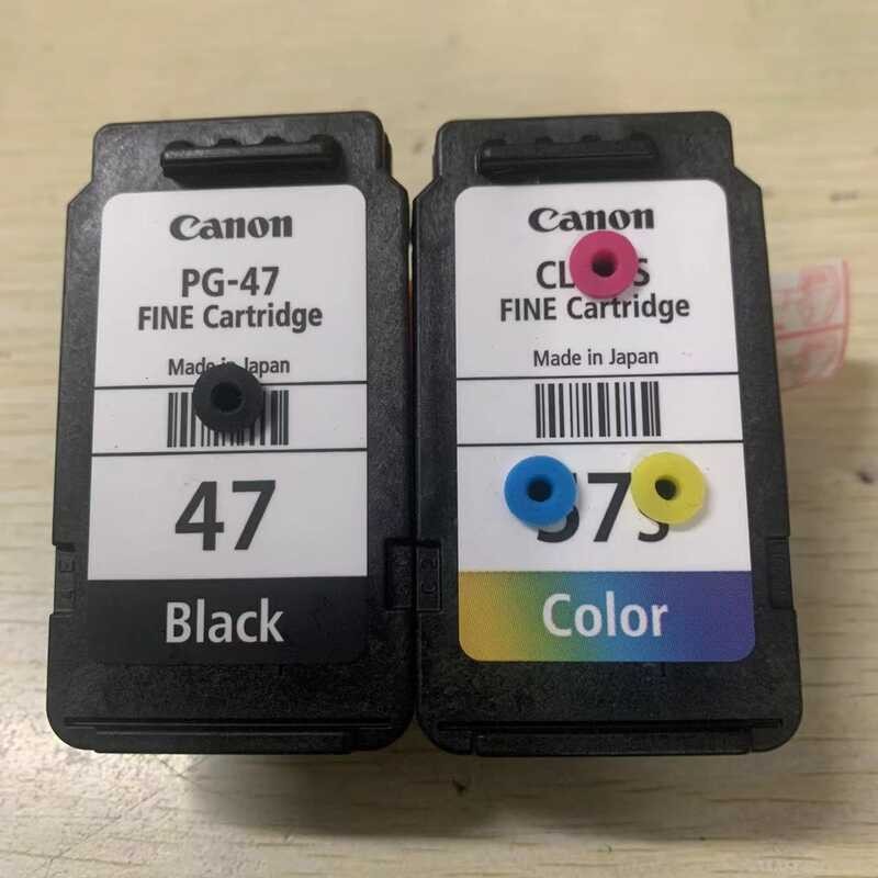 เหมาะสําหรับ Canon PG-47 สีดํา 57S ตลับหมึก E400 3370 3470 E410 E470 E3170 เครื่องพิมพ์ wangs2