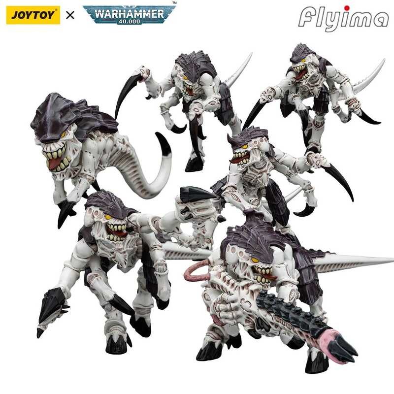C JOYTOY 40000 1/18 Action Figures Tyranids Hive Fleet Leviathan 6Pcs Anime Military Model
