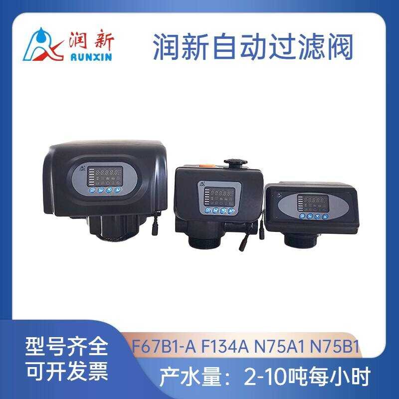 Runxin อัตโนมัติกลับล้างวาล์วควบคุม 2-10 ตันกรวดคาร์บอนกรองวาล์ว F71B F67B-A 53510 N75A1