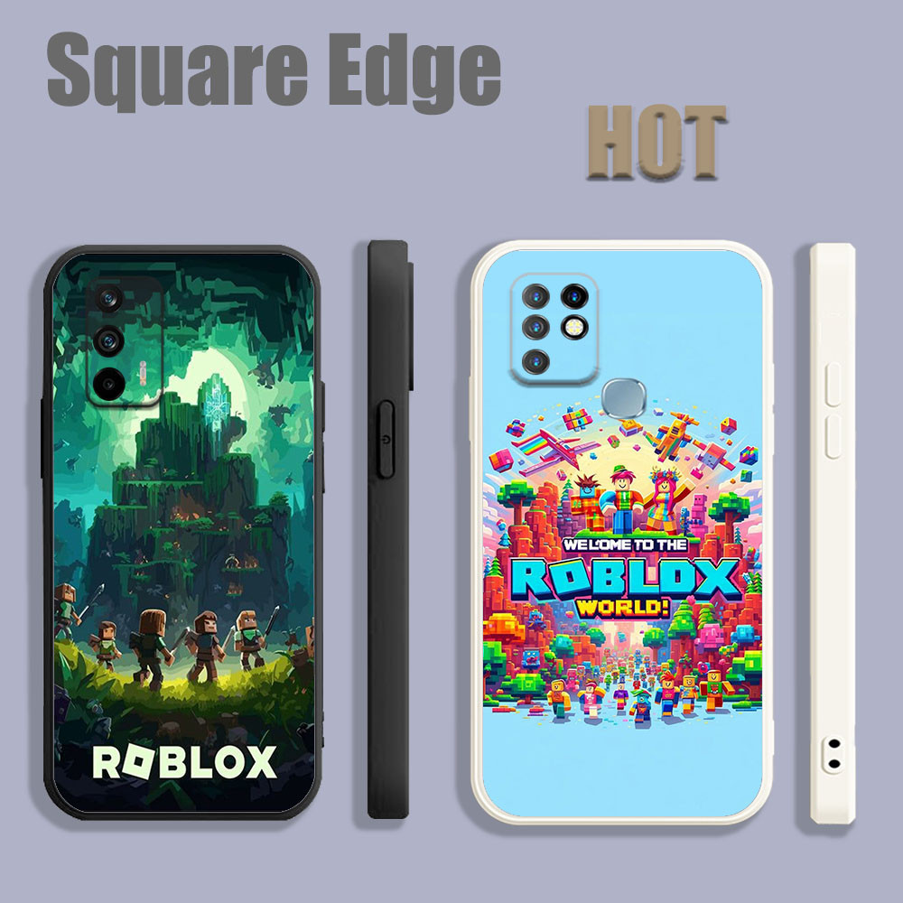 ปลอกสําหรับ Tecno Camon 18 18P 18T Spark Go 2022 ROBLOX เกมน่ารักเพื่อน BOG06 เคสโทรศัพท์ขอบสี่เหลี่