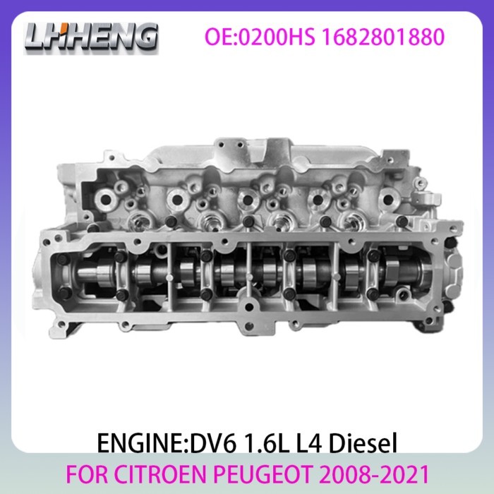 DV6 Engine cylinder head assembly For CITROEN BERLINGO C-ELYSEE SPACETOURER PEUGEOT 1.6L 1.6 L T L4