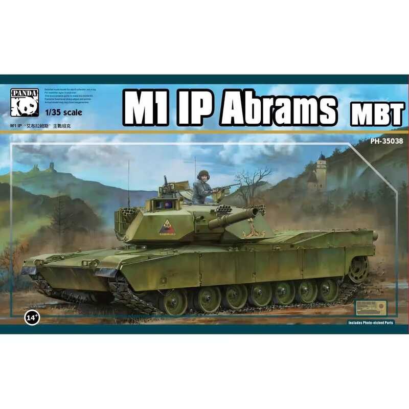 รถถังหลัก M1 IP Abrams PANDAHOBBY PH 35038 ขนาด 1/35