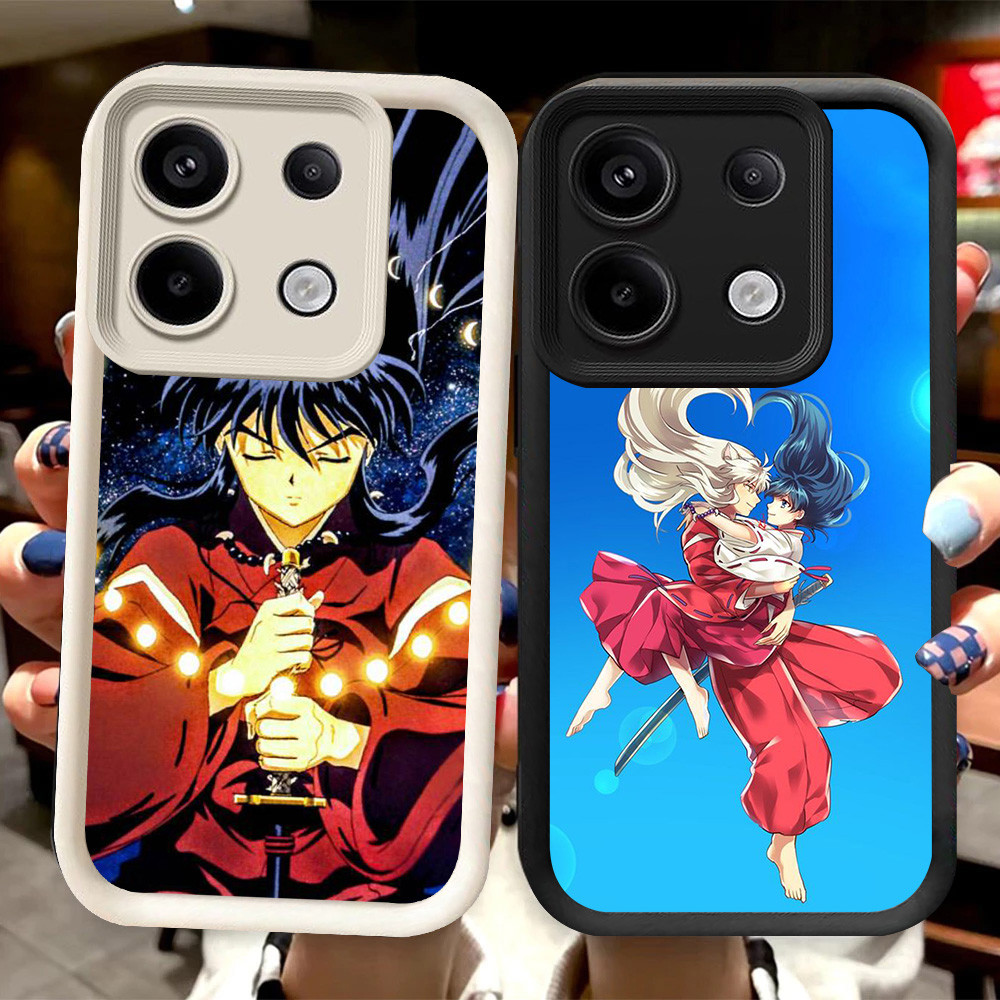 R27 Inuyasha Casing สําหรับ Infinix Tecno Note Zero 30 Pova 5 Pro 5G สีดําและสีขาว