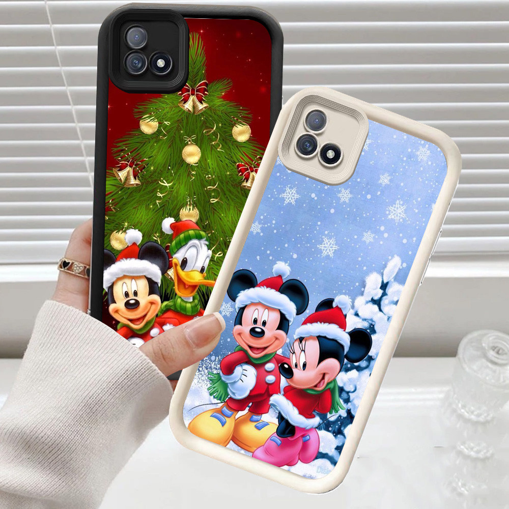 CH68 Mickey Christmas Soft Casing สําหรับ Realme C20A C11 C20 เคสป้องกัน