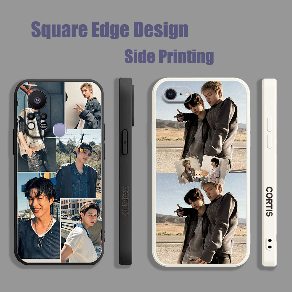 ปลอกสําหรับRealme 8 5G 7i 6i 9i 4G C30 C30sMens Group CORTIS Aesthetics DLZ92 เคสโทรศัพท์สแควร์ขอบ