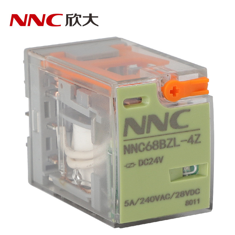 Xinda Electric NNC68BZL-4Z HH54PMY2N 13F พร้อมปุ่มทดสอบรีเลย์แม่เหล็กไฟฟ้าระดับกลาง 5A