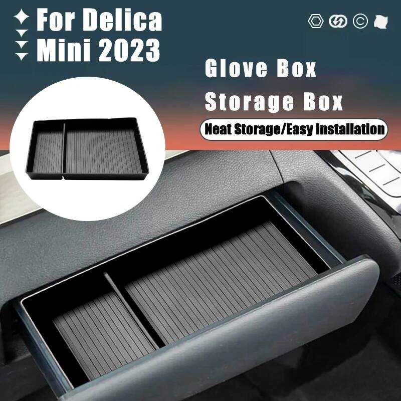 สําหรับ Mitsubishi Delica Mini 2023 การปรับเปลี่ยนการจัดเก็บ Stowing Ti กล่องอุปกรณ์ตกแต่งภายในรถยนต