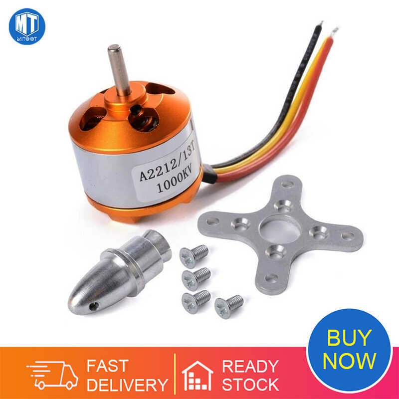 A2212 มอเตอร์ไร้แปรง 930KV 1000KV 1400KV 2200KV 2450KV 2700KV สําหรับ RC เครื่องบินเครื่องบิน Multi-
