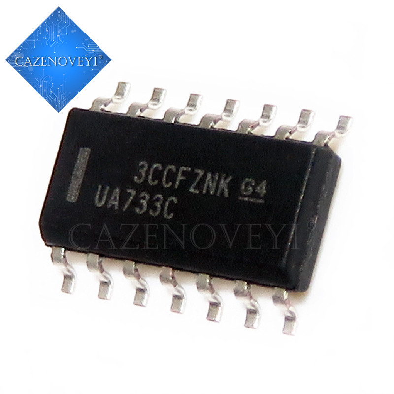 5 ชิ้น UA733CDR UA733CD UA733C UA733CN UA733 DIP-14 SOP-14 ในสต็อก
