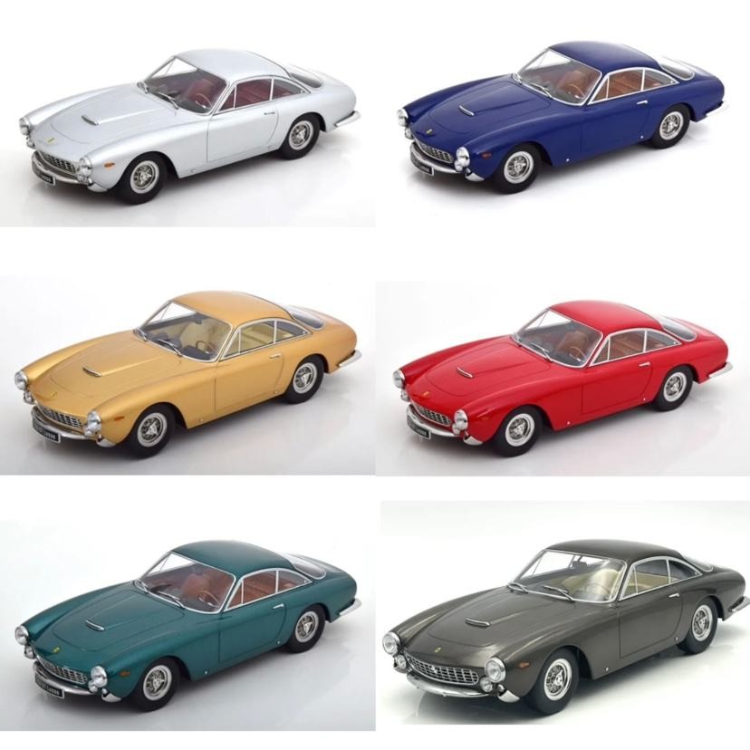 KK 1/18 Ferrari Ferrari 250 GT Lusso 1962 โมเดลรถโลหะผสมคอลเลกชันเครื่องประดับออกจากโมเดลรถพิมพ์