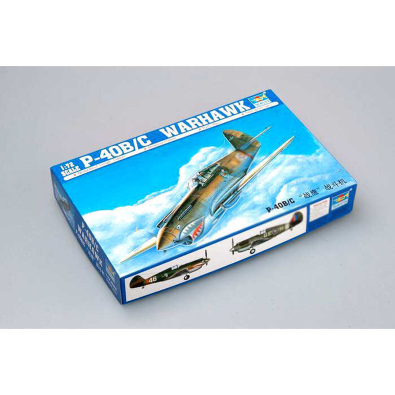 TRUMPETER 01632 1/72 เครื่องบินรบอเมริกัน P-40B/C Warhawk