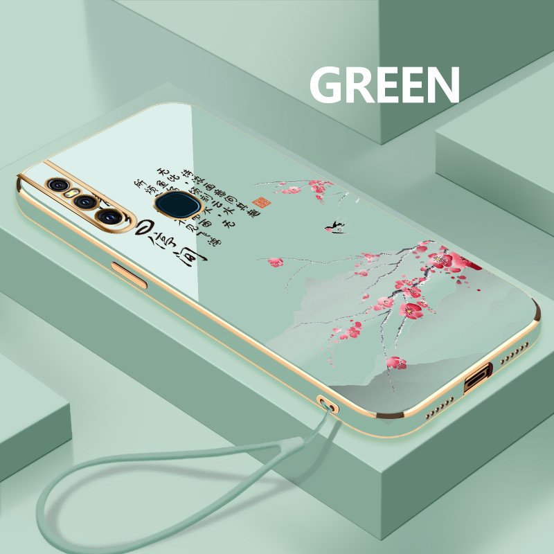 Ink Painting Case Hp สําหรับ VIVO S1 Prime Pro S10e S12 S16 S16e S17 S17t S18 T1 5G T1x 4G T2 T3 U20