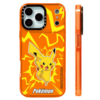การ์ตูน Pokemon Pikachu Lightning สีสําหรับ IPhone 17 Pro Ma…