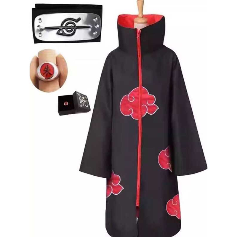 เสื้อคลุมcosplayนารูโตะ Uchiha Itachi Sasuke สำหรับคอสเพลย์