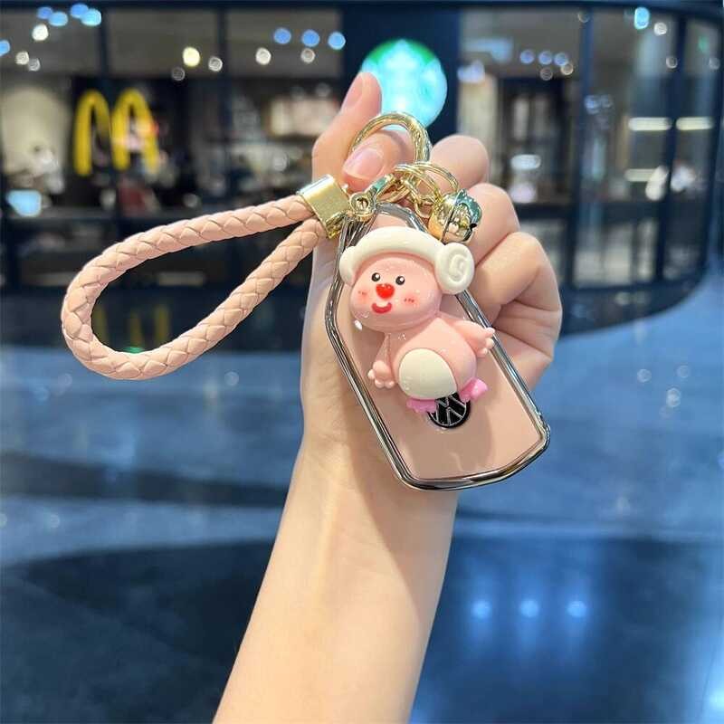 เหมาะสําหรับ Volkswagen Golf 8 ฝาครอบกุญแจรถ id4 Lingdu L Range Rover id6 Toon x Discovery Song id3 