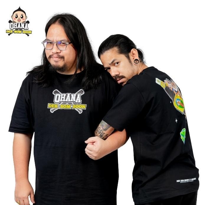 [พร้อมส่ง]new T-shirt เสื้อแขนสั้น Deksomboon x Ohana เสื้อยืด S-5XL