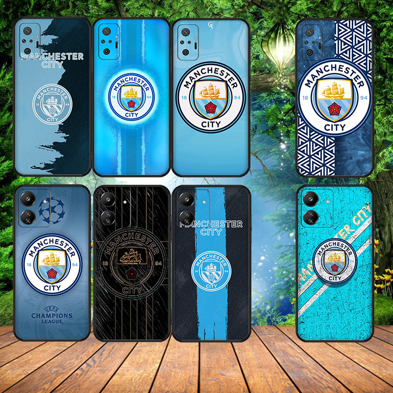 Soft black TPU Samsung S7 S8 S9 S10 plus Lite edge E A22 Manchester City11 เคสโทรศัพท์