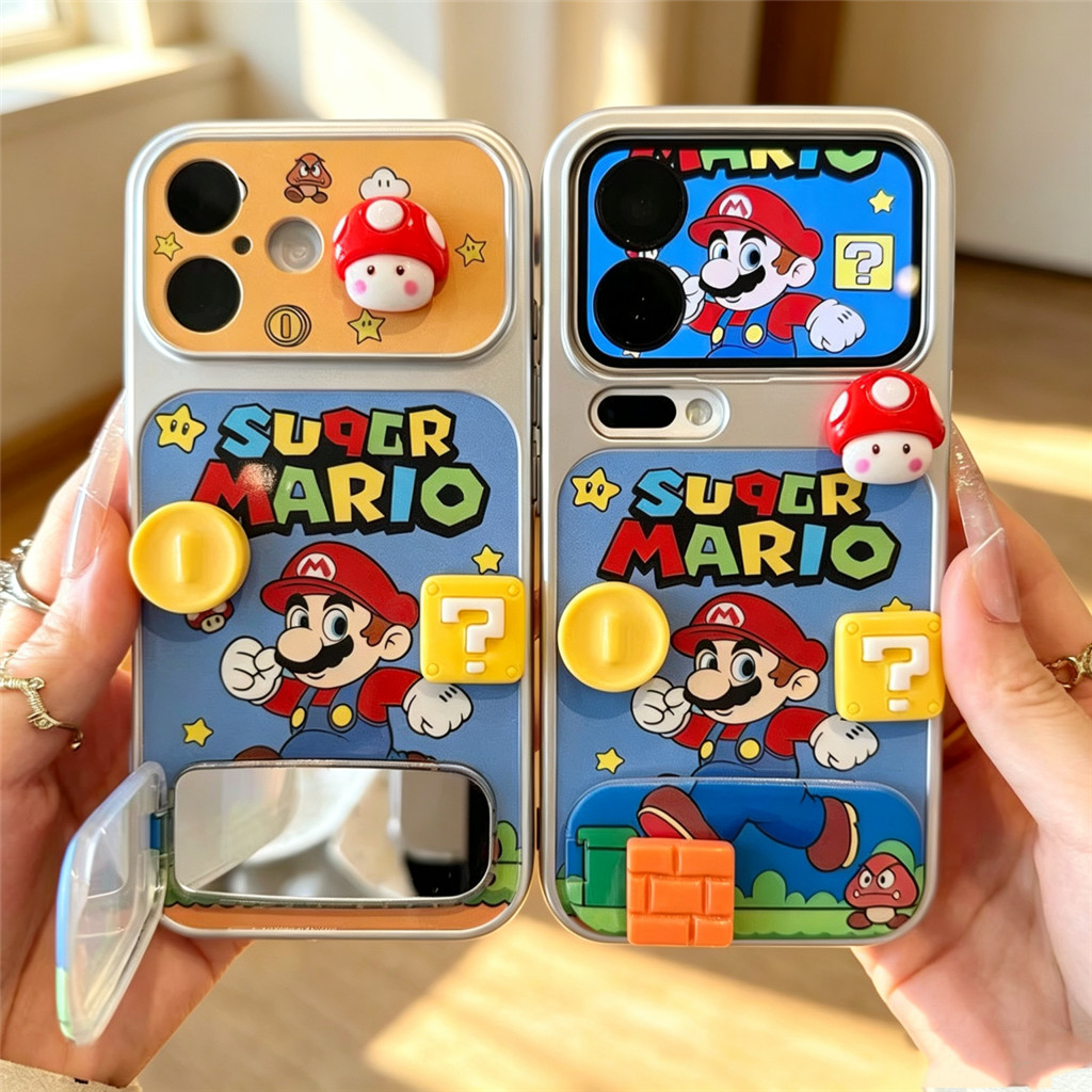 3D Decor เคสโทรศัพท์กันกระแทกพร้อมกระจกพลิกสําหรับ Poco F8 Ultra M8 Pro C71 F5 C75 X6 F7 M4 ปลอก