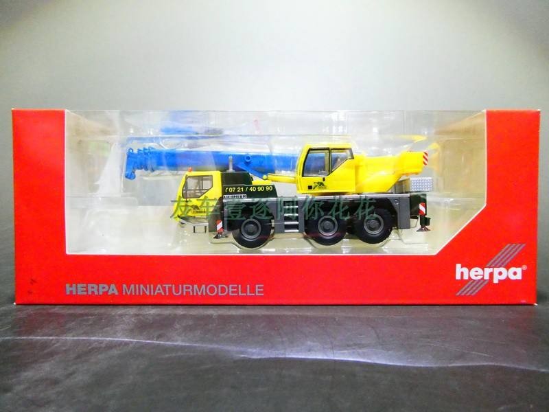 1: 87 HERPA Crane Crane Engineering Vehicle Model Car