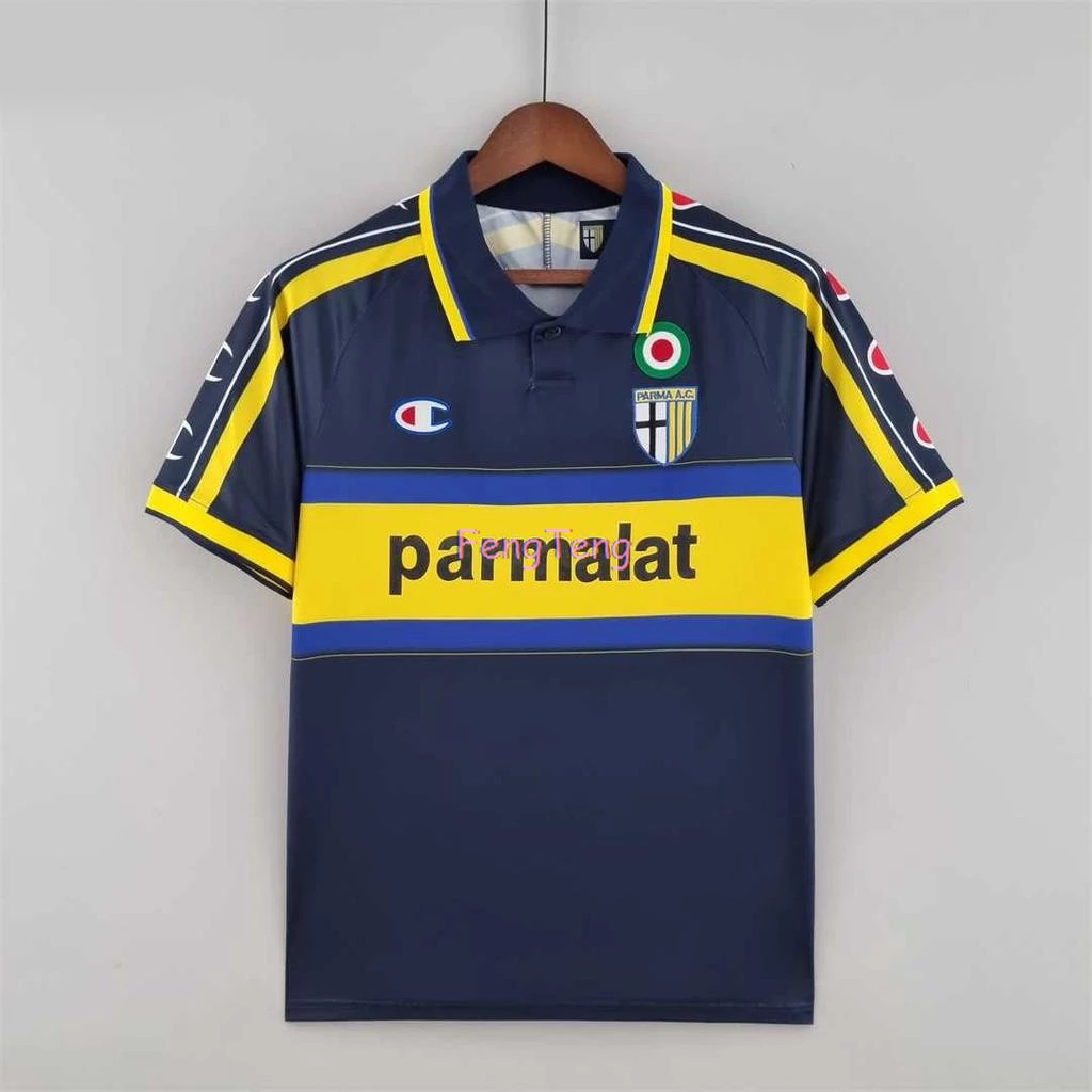 99-00 Parma Third Retro Football Shirt Outside KLHI/Football Jersey