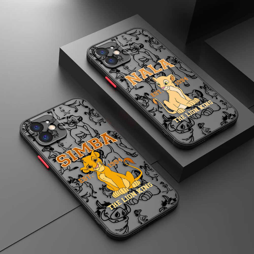 Disney The Lion King HAKUNA MATATA Matte Shock Proof ผิวรู้สึกเคสโทรศัพท์สําหรับ VIVO Y36 Y22 Y21 Y2