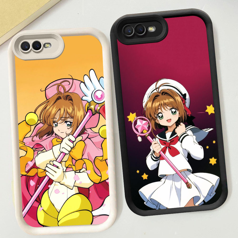 ST6 Cardcaptor Sakura สําหรับ OPPO C2s A37 A39 A1K A83 A12E A3S A5 Realme C2 2018 เคสโทรศัพท์