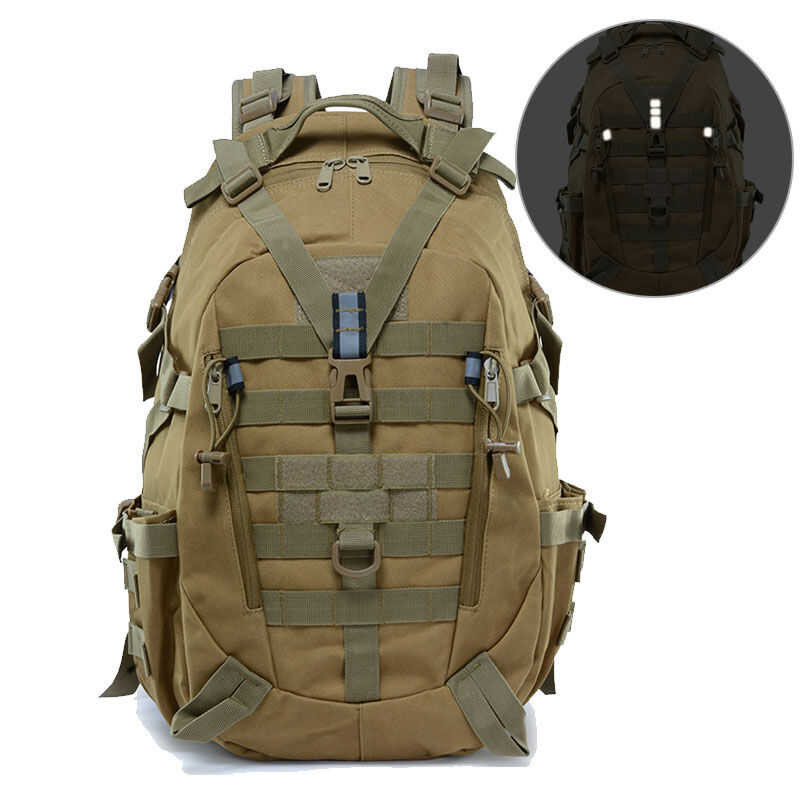 ❤ 40L Camping Backpack  Bag Men Travel Bags Tactical  Climbing Rucksack Hiking Outd