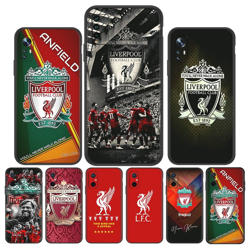 C15 Liverpool Football Club โลโก้สําหรับ Redmi หมายเหตุ 10C 11S 11 K20 Pro TPU Spot พลาสติกสีดํากรณี