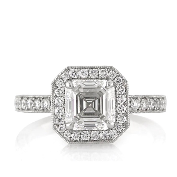CVD Diamond Solitaire Ring แหวนเพชรแท้ ทองคำ 9K 1.00 ct HPHT Lab Grown Diamond น้ำ 100 (DEF) VVS-VS