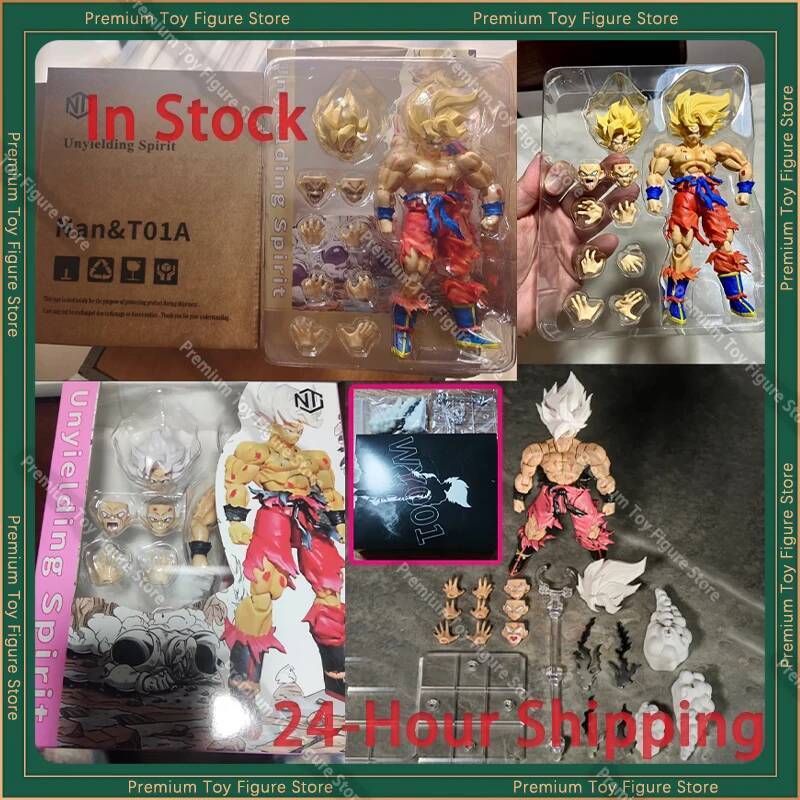 ในสต็อก N & T Studio Son Nt Dragon Ball Ssj Nt Goku SHF Battle เสียหาย 3.0 อะนิเมะตัวเลขการกระทําของ