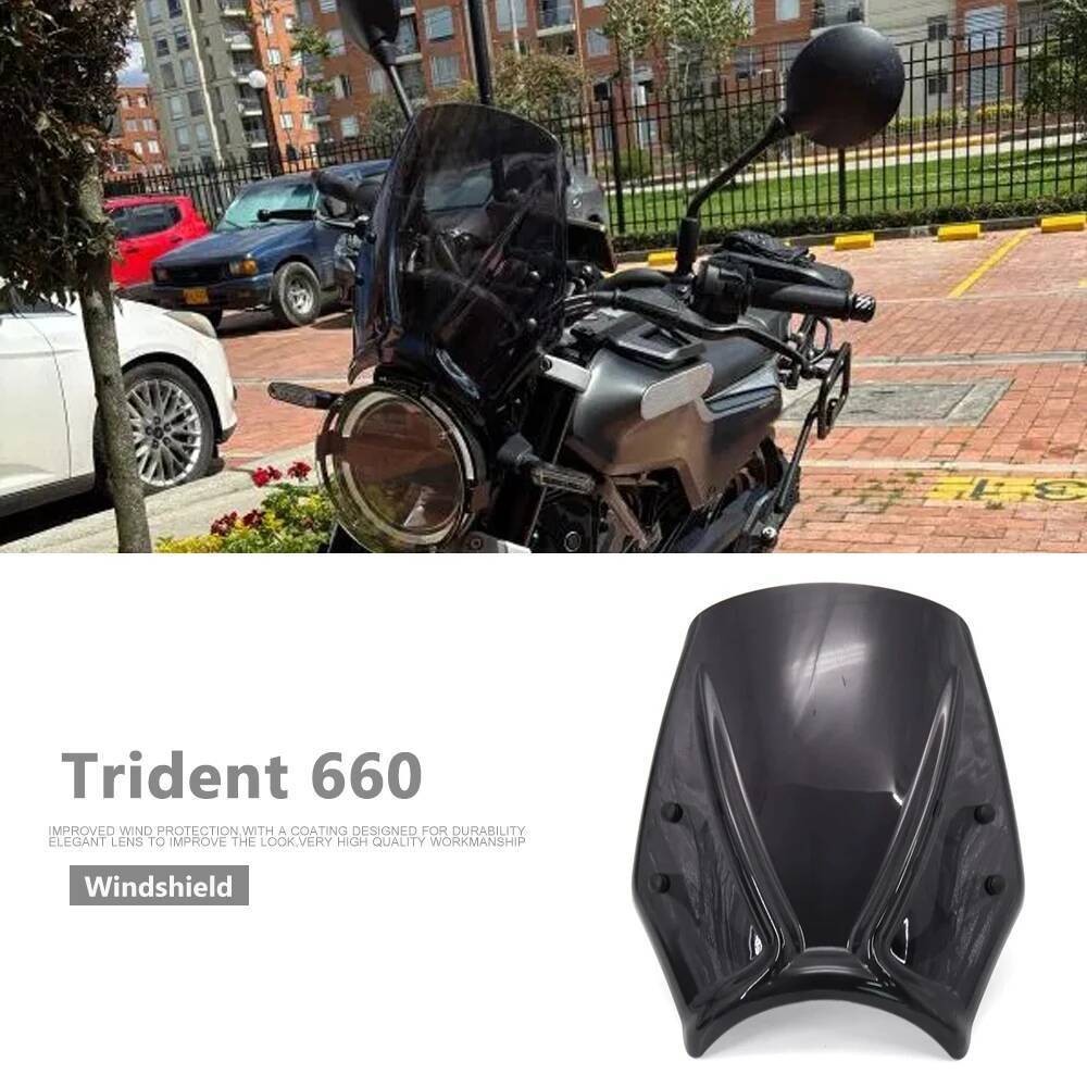 FitสําหรับTriumph Trident 660 Trident660 2021 2022 2023 2024 660 Tridentรถจักรยานยนต์กระจกกระจก
