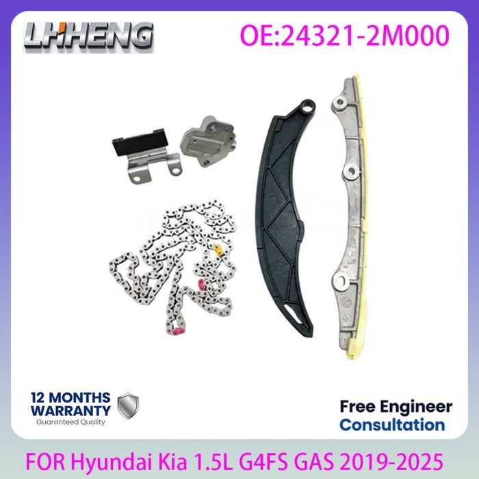 G4FS Engine Timing Chain Kit OEM 24321-2M000 For Hyundai Elantra Verna Creta ix25 Kia K3 1.5L 1.5 L