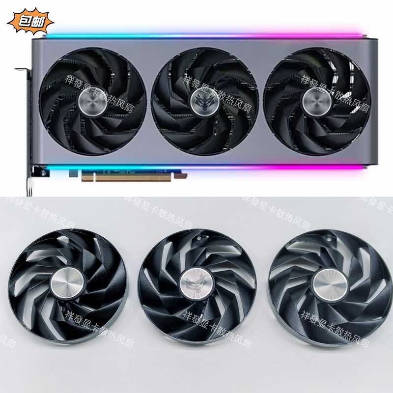 SAPPHIRE Blue RX7800XT 7900GRE 7900XTX Nitro+พัดลม Platinum Ultra+Shell