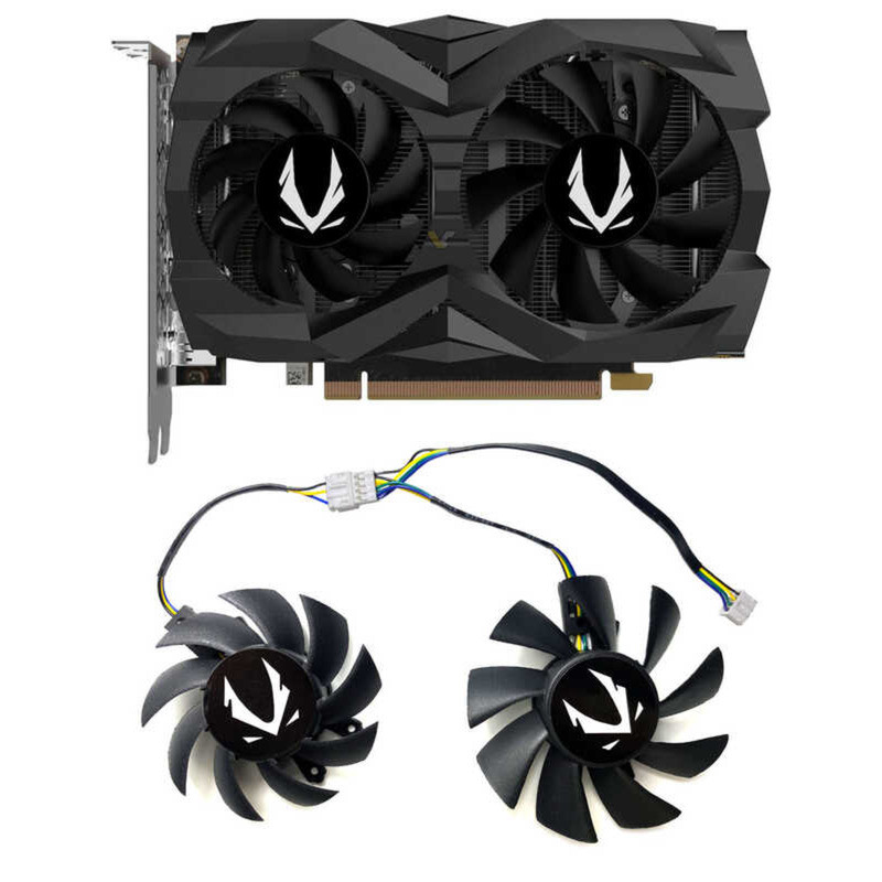 ZOTAC/KineGTX1660 1660super 1660ti พัดลมคู่ปกเสื้อผ้า