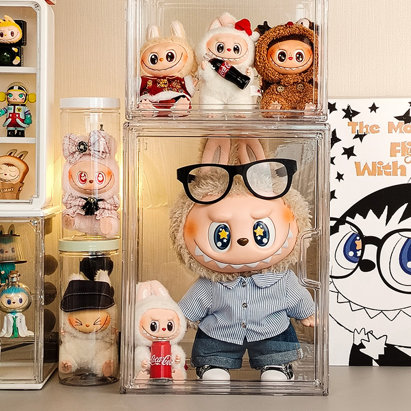 Labubu Doll Storage Box Acrylic Display stand