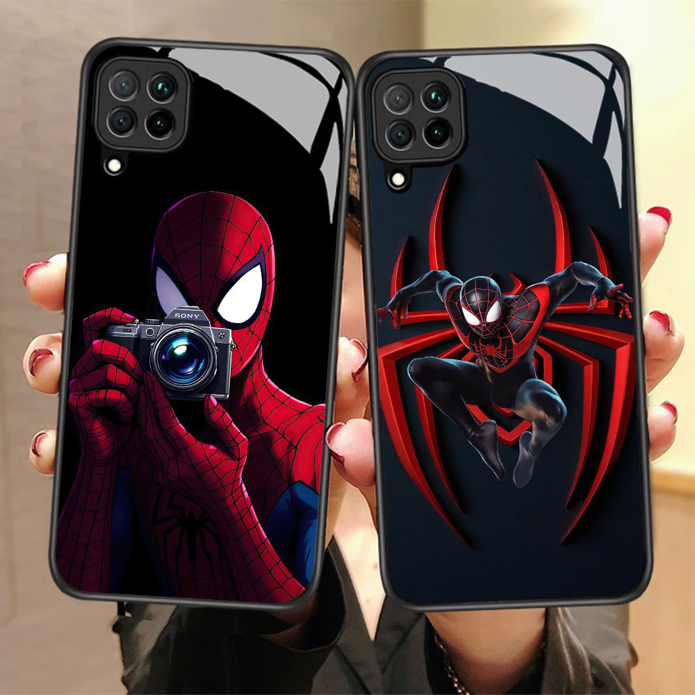 CK-76 Marvel Spider HD Glass Casing สําหรับ Samsung A12 M32 M12 A22 5G