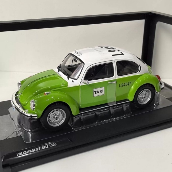 SOLIDO 1/18 VW BEETLE 1303 TAXI Volkswagen BEETLE รถรุ่นโลหะผสม