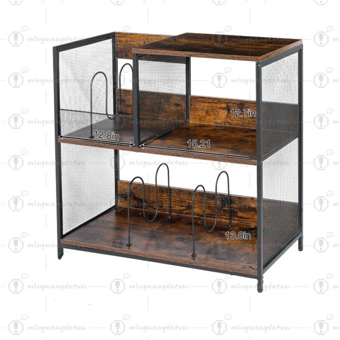 Record Player Rack Vinyl Record Storage Rack Multifunctional Record Player Holder Magazine Storage