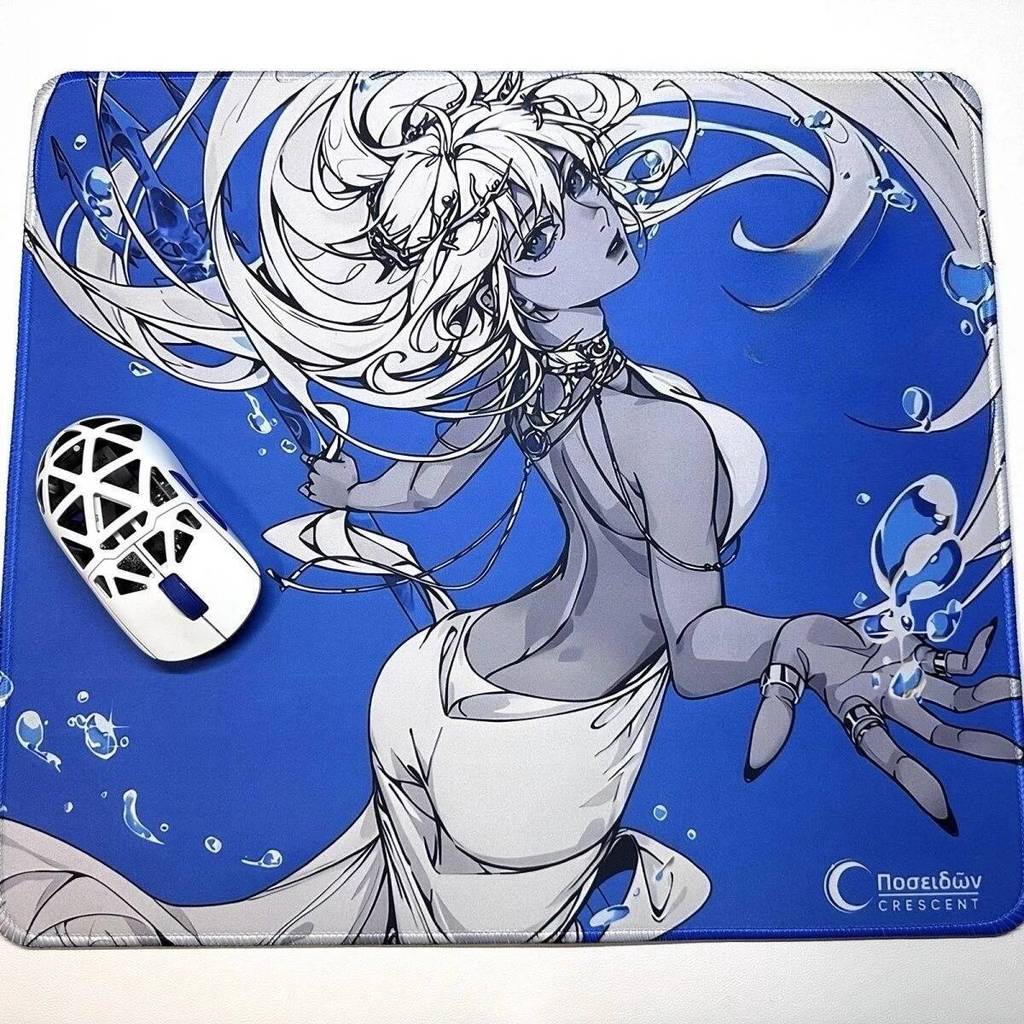 Crescent Care Studio Olympus Series Zeus Hades Poseidon Ares X Mousepad แผ่นรองเมาส์สําหรับเล่นเกม F