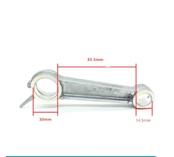1pcs 14.5x30x85.5mm Aluminum Alloy Bore Air Compressor Connecting Link Rod