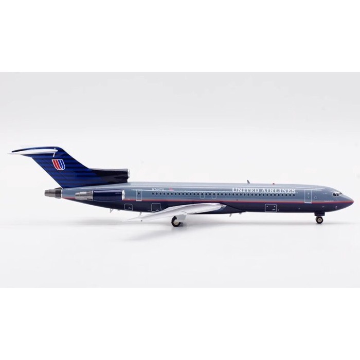 พร้อมสต็อก Inflight 1: 200 United Airlines B727-200 N7447U โมเดลเครื่องบินโลหะผสม Out of Print Model