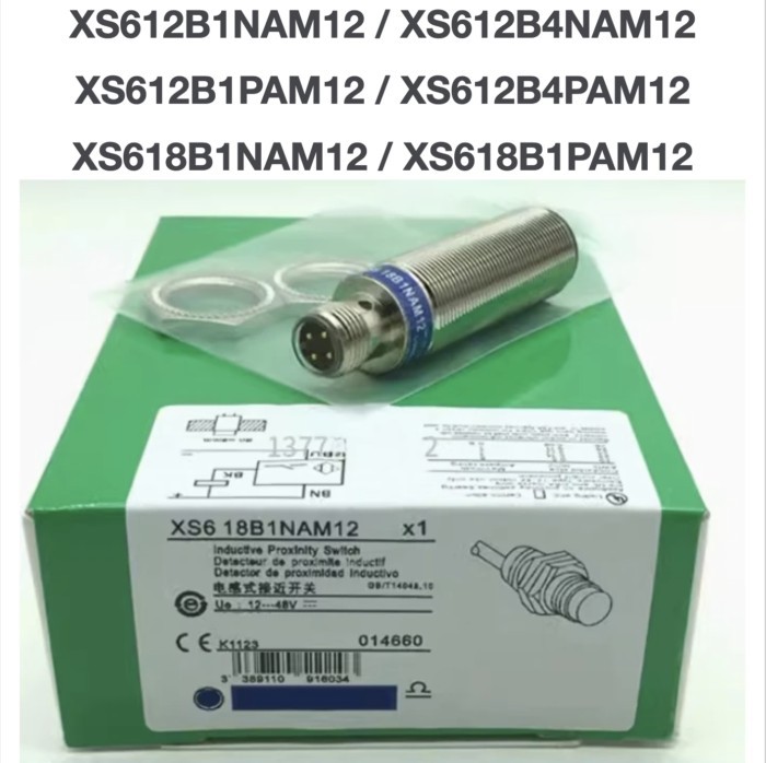New XS612B1NAM12 XS612B4NAM12 XS612B1PAM12 XS612B4PAM12 XS618B1NAM12 XS618B1PAM12 Schneider Inducti