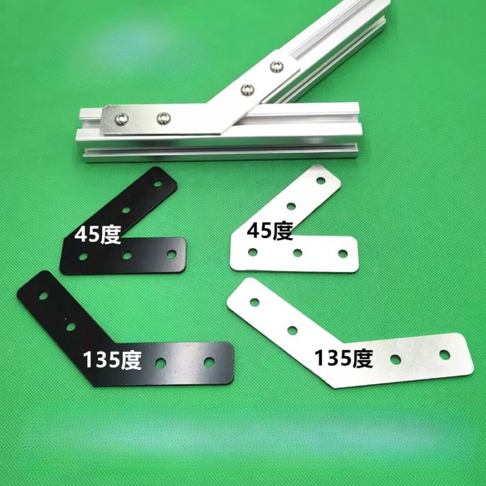 1PCS 45 Degree 135  Profile Surface Reinforcement Plate Side Angle Connecting  Corner  Piece 303040