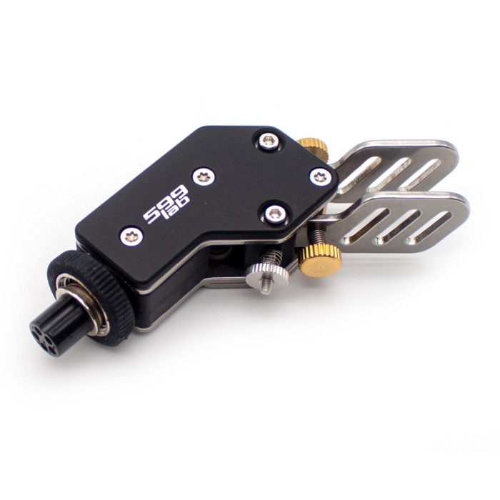Mini Dual Paddle Morse Key Compact Type CW Morse Keyer For TX-500 Discovery Radio Lab599 CW-500