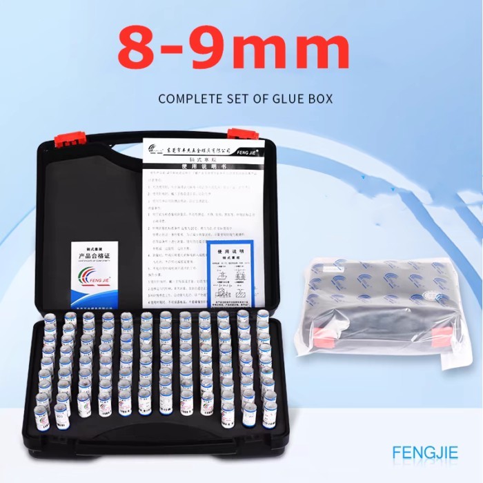 8.00~9.00mm Precision Steel Pin Gauge 8.00~9.00 Step 0.01mm Smooth Plug Gauge Hole Gauge Set Pin Me