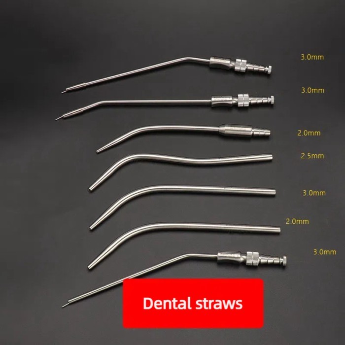 1 Pcs Dental Medical Surgery Aspirator 1.5/2/2.5/3/3.5/4mm Implant Surgical Tool Dental Stainless S