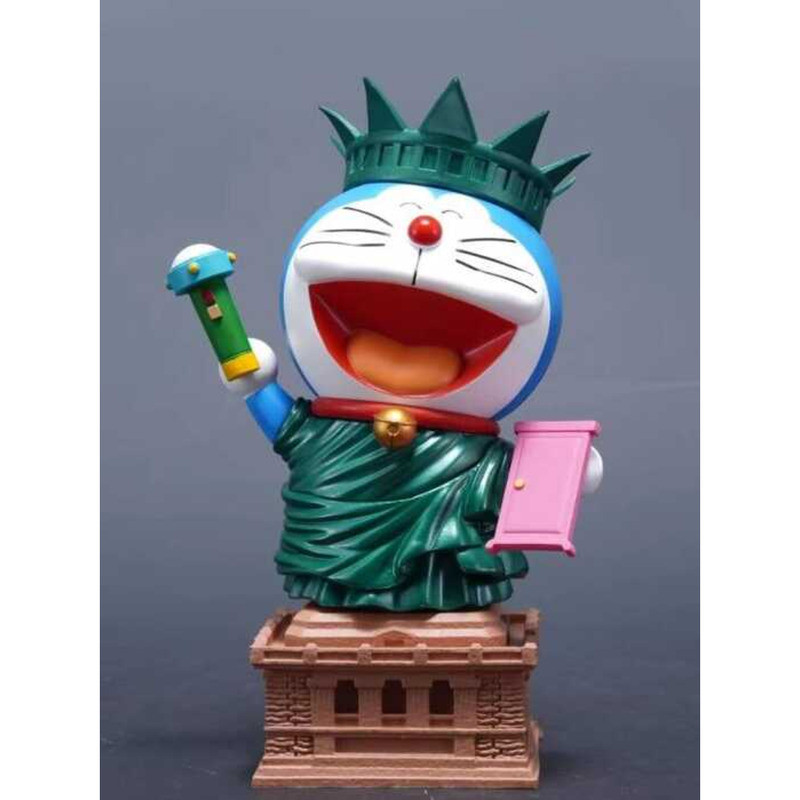 อะนิเมะ Doraemon Doraemon Doraemon cos รูปปั้น Liberty GK รูปปั้นยืน Boxed Figure Model