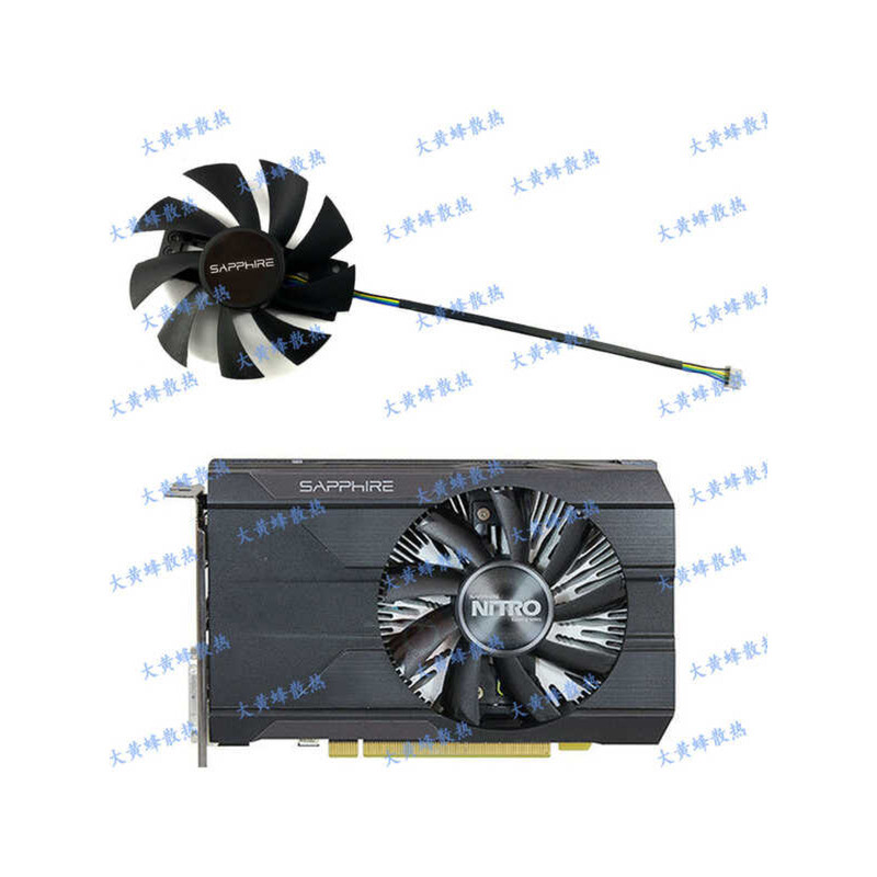 SAPPHIRE/Blue R9 370X R7 360 NITRO Platinum Edition กราฟิกการ์ดพัดลมระบายความร้อน