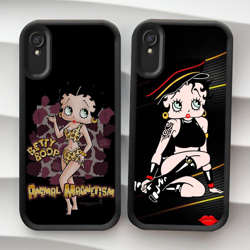 เคสป้องกันสําหรับ Xiaomi Redmi หมายเหตุ POCO 7 M3 M4 9T 9A Pro กรณี NR2 Betty Boop